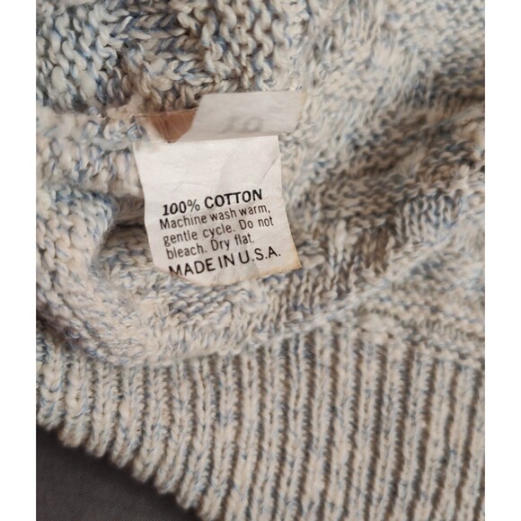 Vintage Empire Knitwear Company Knitted Sweater Vest Light Blue Medium - Picture 5 of 5